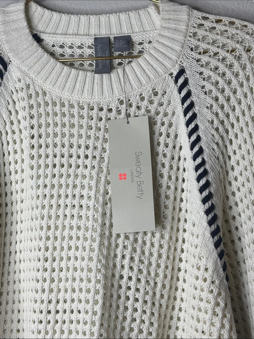 Sweaty Betty Tides High Whipstitch sweater nwts sz M - Picture 3 of 5